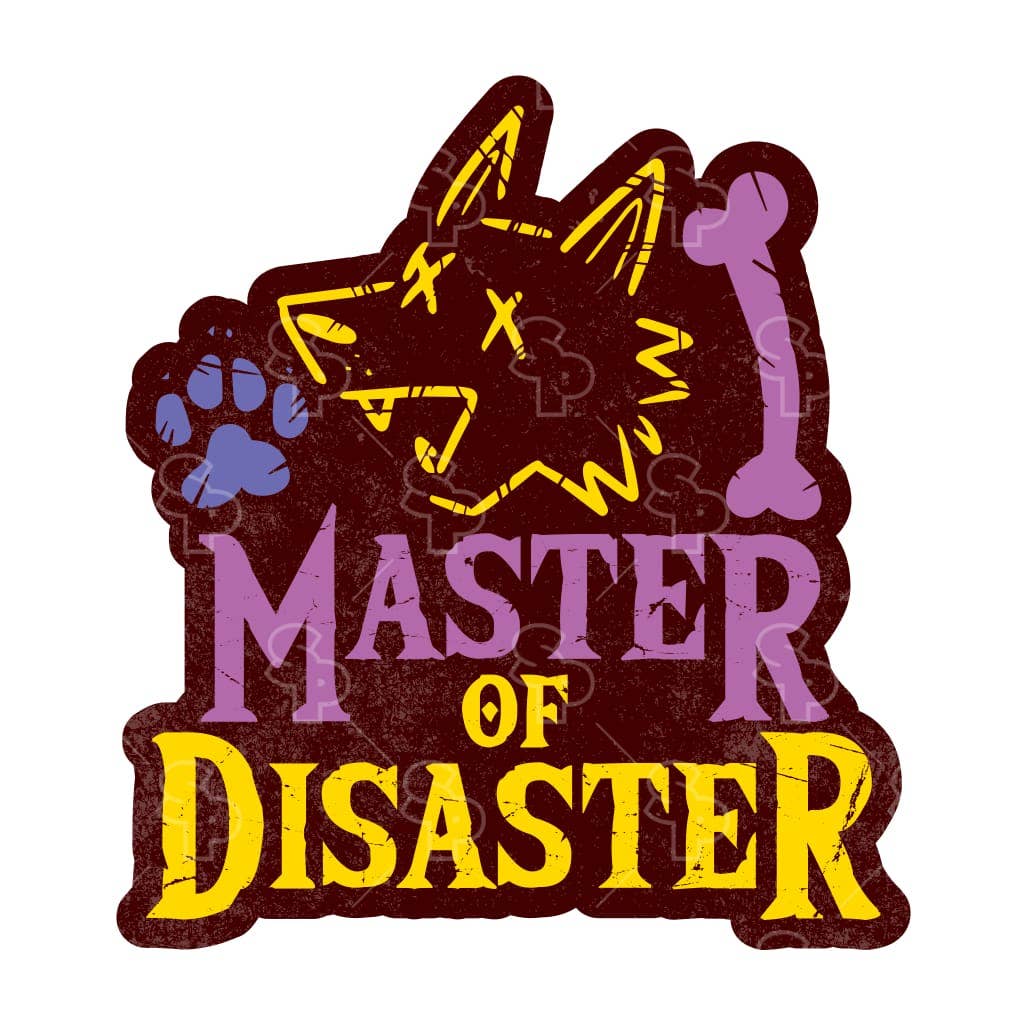 Two Feet Treats - Master Of Disaster - Sticker