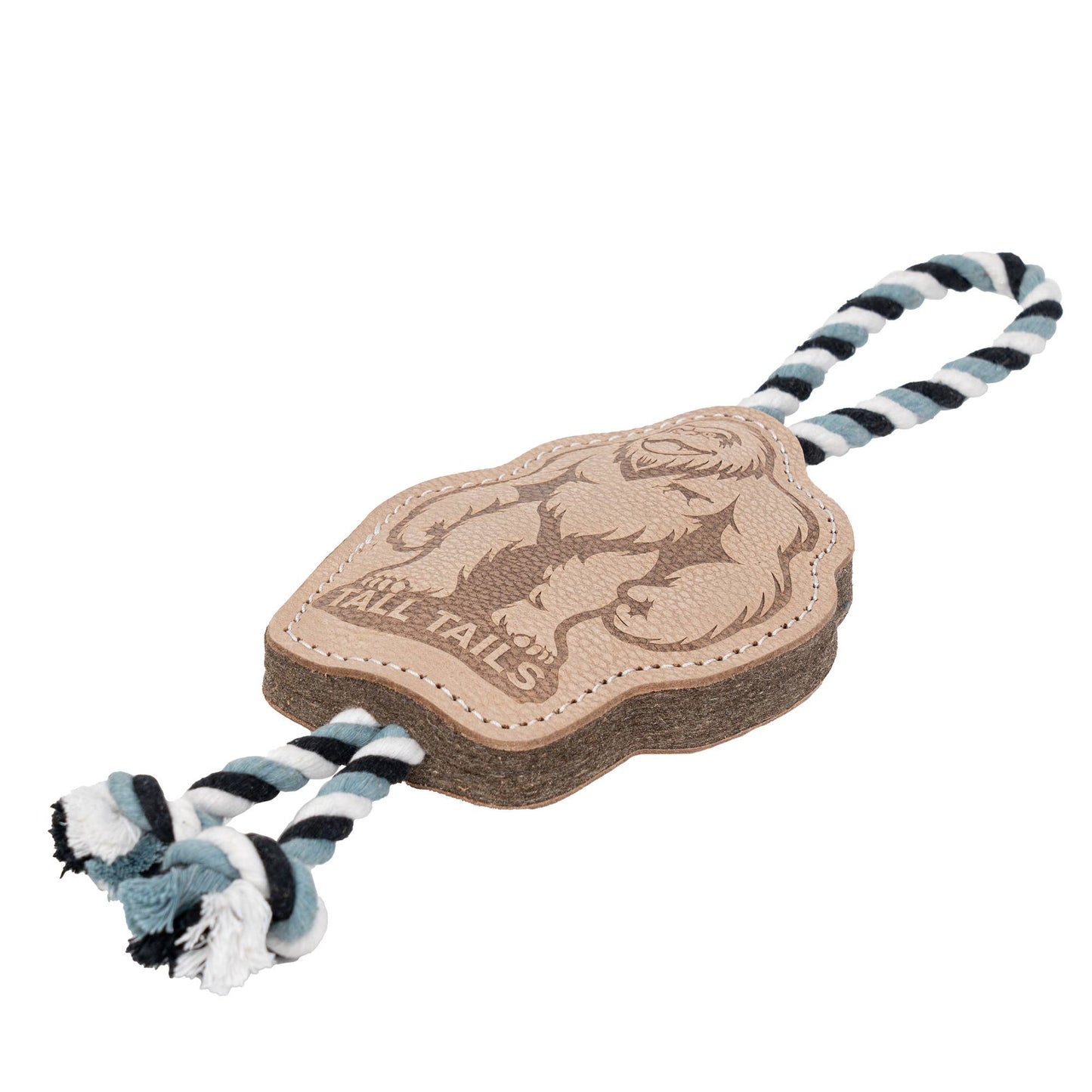 Tall Tails - Tall Tails Natural Leather Big Foot Tug Dog Toy