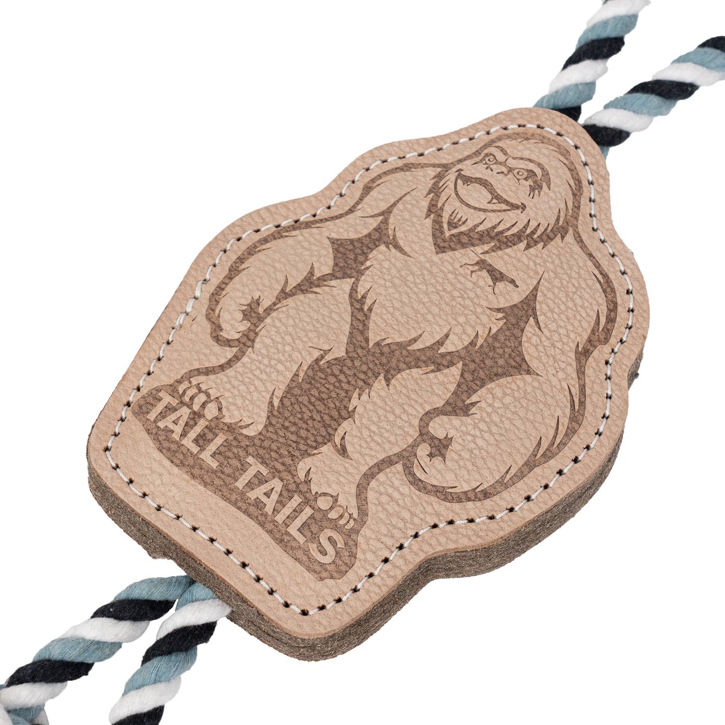 Tall Tails - Tall Tails Natural Leather Big Foot Tug Dog Toy