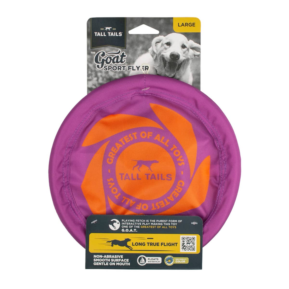 Tall Tails - GOAT Sport Flyer Disc Dog Toy - Large