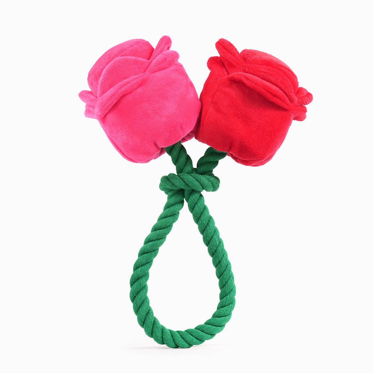 Hugsmart Products Inc - HugSmart Pet - Woof Love  | Vday Rose - Dog Rope Toy