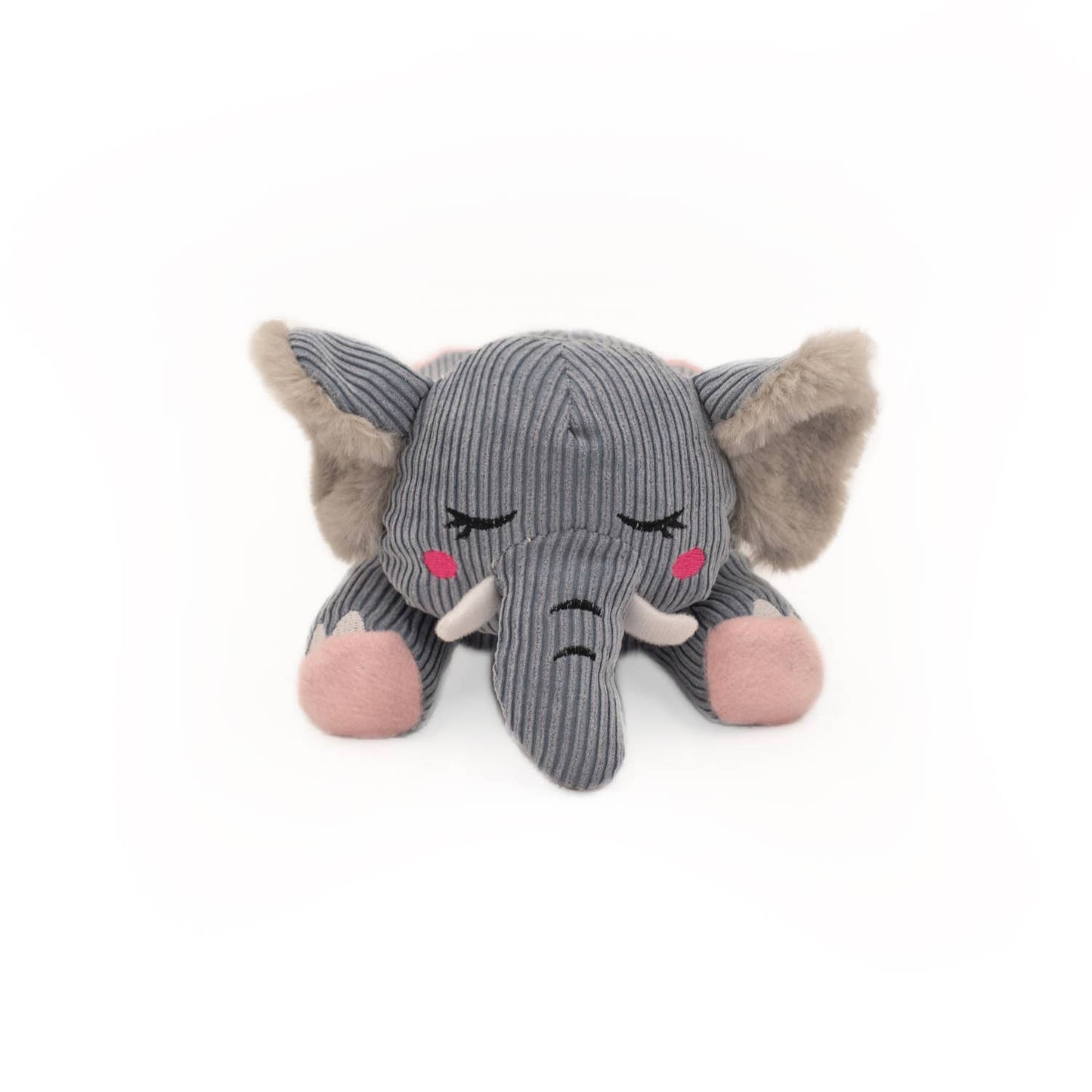 ZippyPaws - Snooziez with Shhhqueaker - Elephant 24/cs - Dog Toy