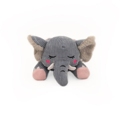 ZippyPaws - Snooziez with Shhhqueaker - Elephant 24/cs - Dog Toy