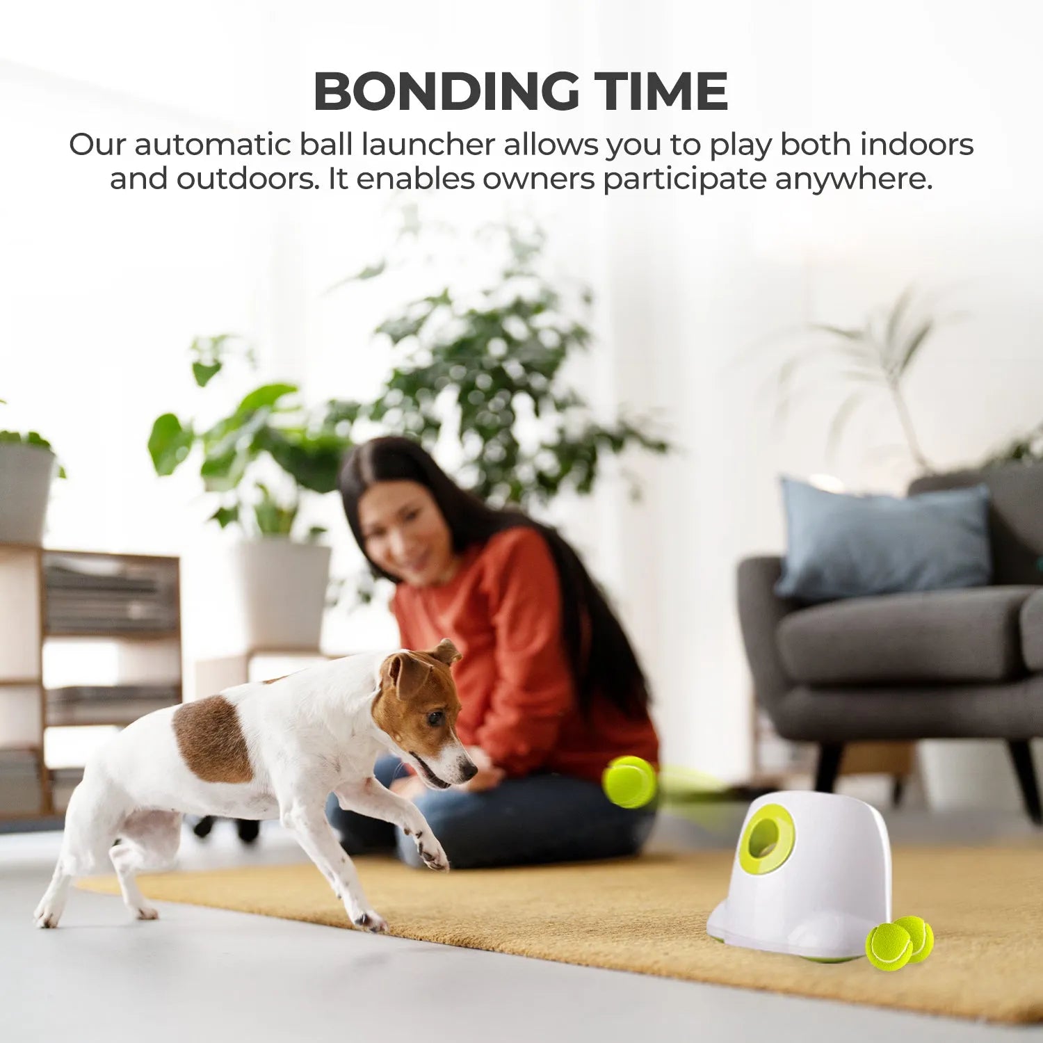 Mini Hyper Fetch Automatic Ball Launcher For Small Dogs - Doot's Pet LLC Collars For A Cause