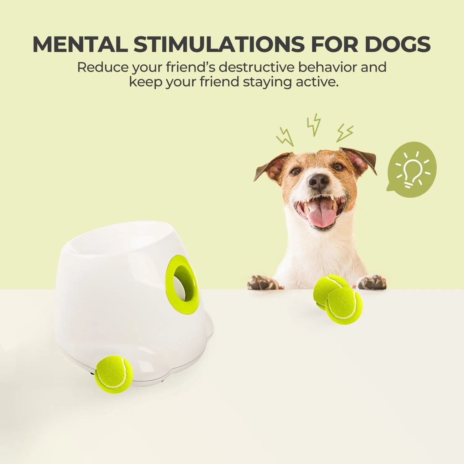 Mini Hyper Fetch Automatic Ball Launcher For Small Dogs - Doot's Pet LLC Collars For A Cause