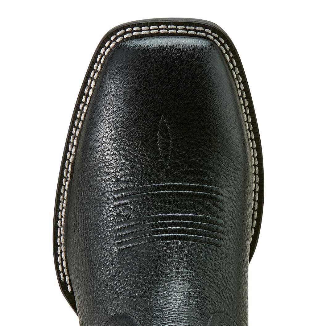 Ariat Mens Western Big Rig Wide Square Toe Cowboy Boot – Comfortable Durable Leather Work Boot