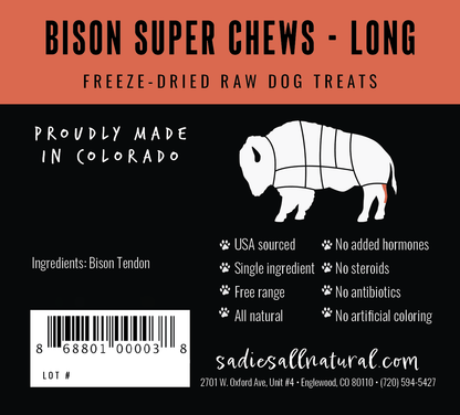 Doot's Chew Bar - BISON Super Chew Long