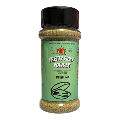 Wonder Petz Treats - Green Lipped & Blue Mussel Pretty Picky Powder - Doot's Pet LLC Collars For A Cause