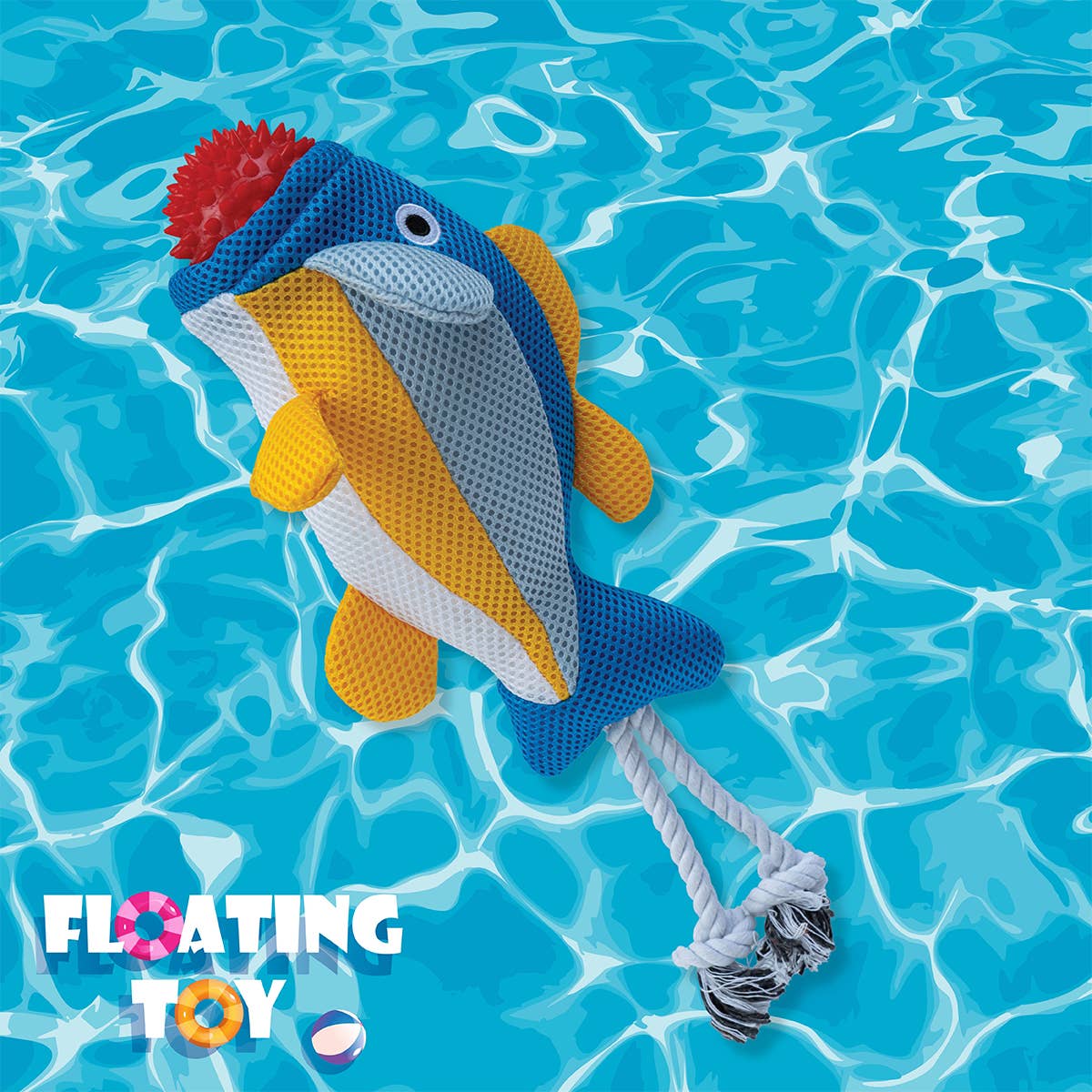 Original Territory - Territory Fish 2-in-1 Floating Dog Toy - Doot's Pet LLC Collars For A Cause