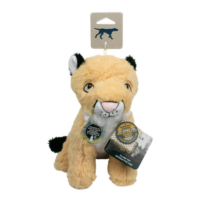 Tall Tails - Crunch Plush Mountain Lion Dog Toy - 9"