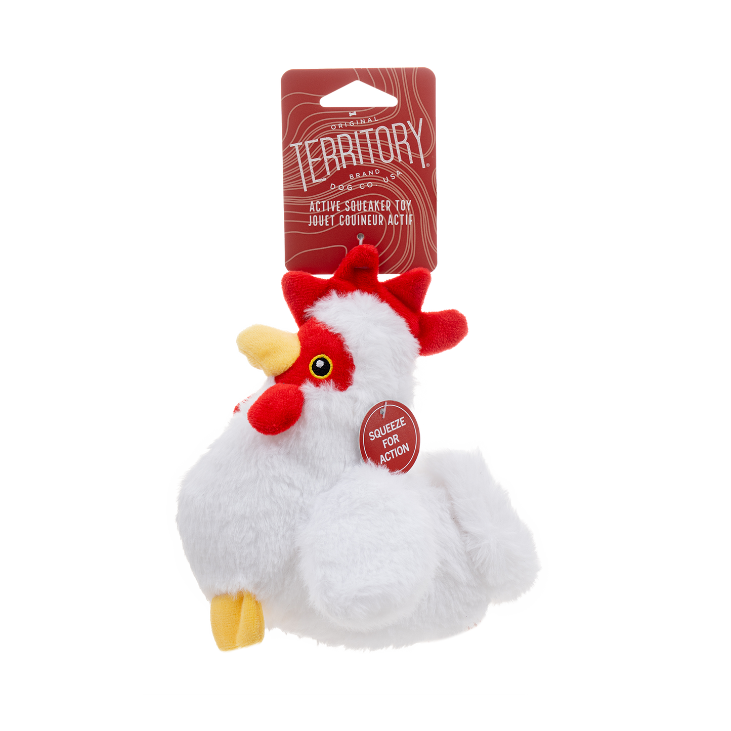 Original Territory - Chicken Moving Plush Dog Toy - Doot's Pet LLC Collars For A Cause