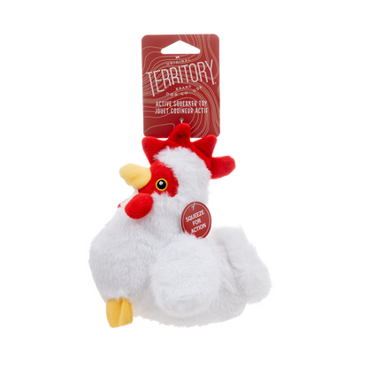 Original Territory - Chicken Moving Plush Dog Toy - Doot's Pet LLC Collars For A Cause
