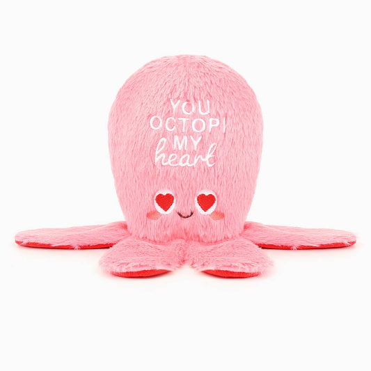 Hugsmart Products Inc - HugSmart Pet - Woof Love | You Octopi My Heart Plush Toy