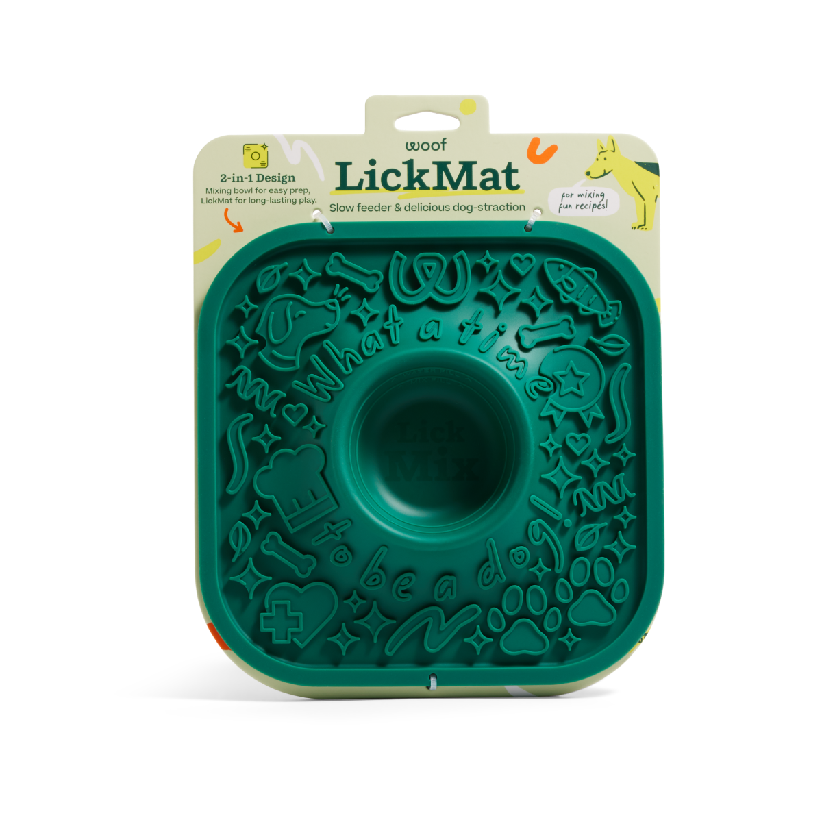 Woof - LickMat - Purple or Green