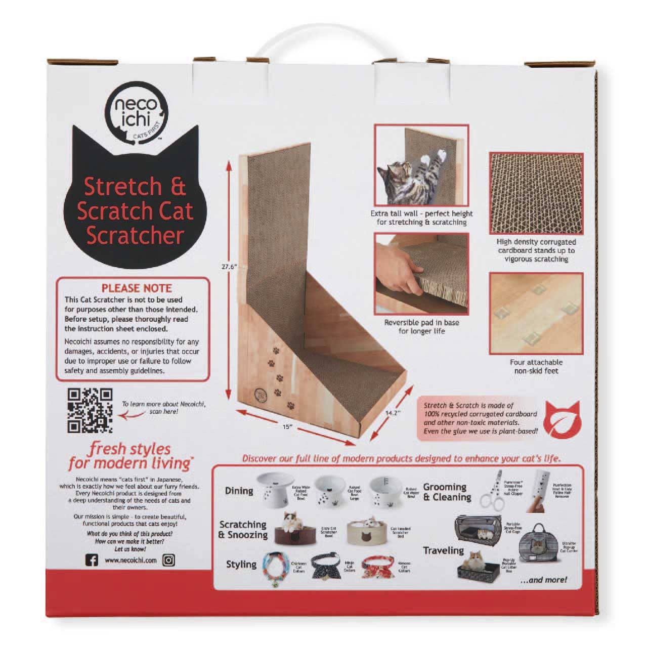 MOON-X USA, INC. - Stretch & Scratch Wall Cat Scratcher