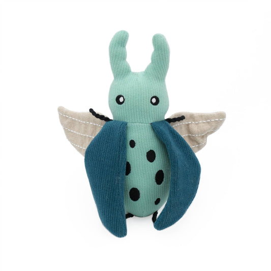 ZippyPaws - EcoZippy Corduroy Critter - Beetle - Dog Toy