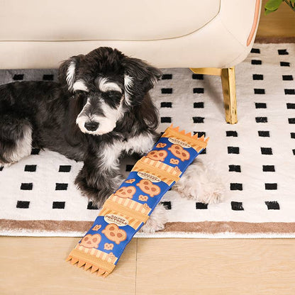 Hugsmart Products Inc - HugSmart Pet - Super Firehose | Pretzels     - Dog Tough Toy
