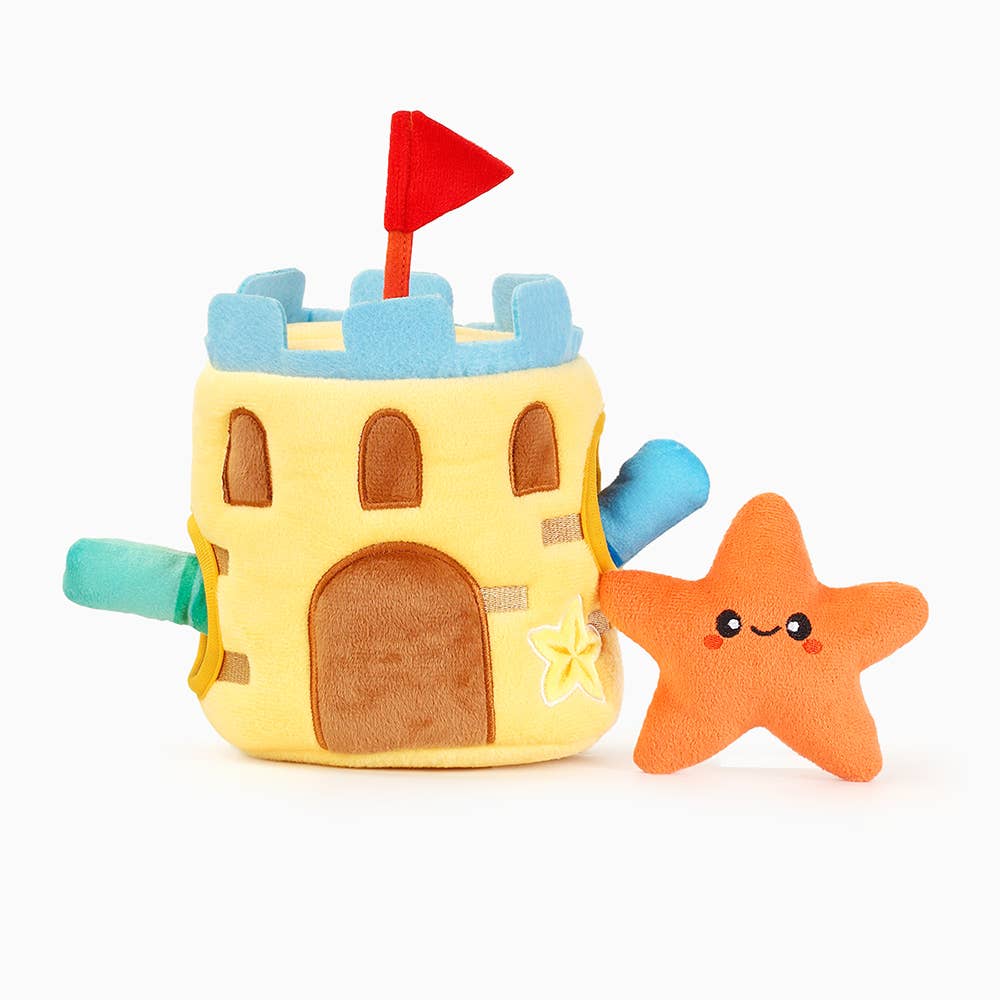 Hugsmart Products Inc - Oriland Pet - Beach Daze  |  Sand Castle - Interactive Toy