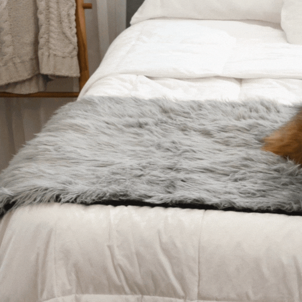 PupProtector™ Waterproof Bed Runner - Charcoal Grey - Doot's Pet LLC Collars For A Cause