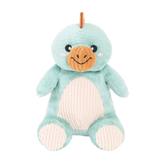 ZippyPaws ecoZippy Dinoz Stegosaurus Plush Dog Toy