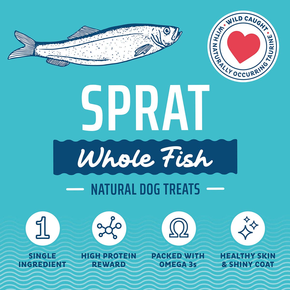 Icelandic+ - Sprat Whole Fish Dog Treats