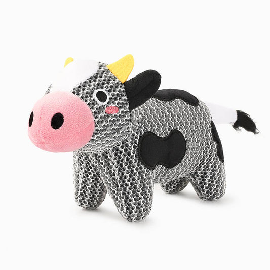 Hugsmart Products Inc - HugSmart Pet - Farm Friendz | Cow - Dog Plush Toy