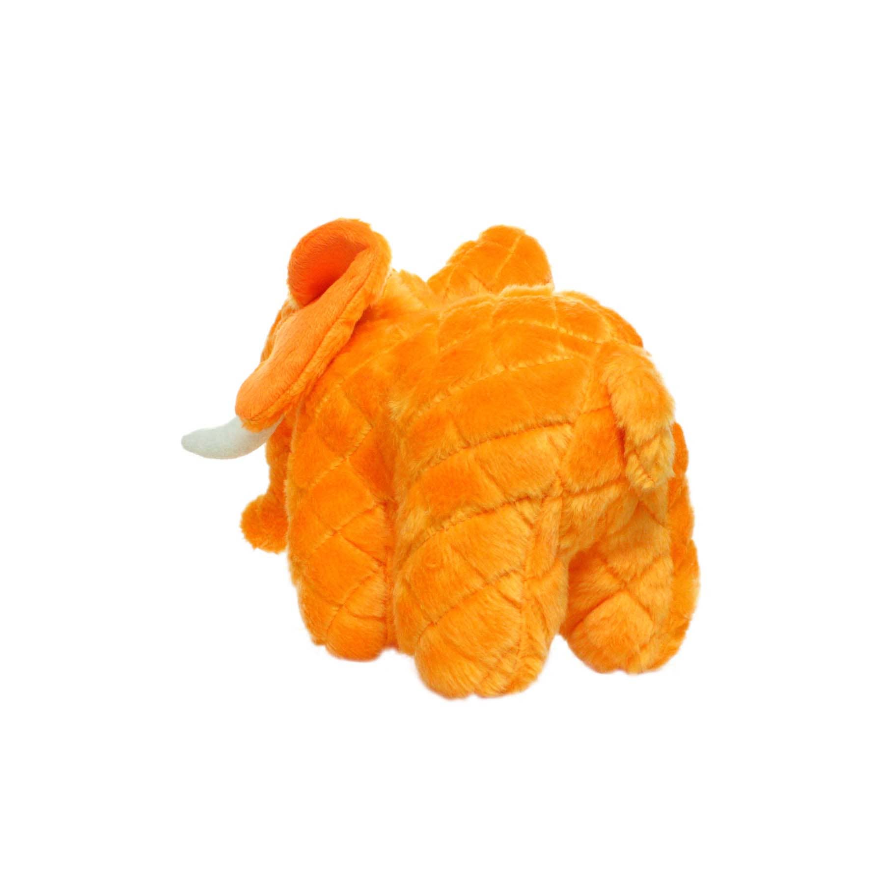 Tuffy Dog Toys - VIP Products - Mighty Safari Elephant - Orange, Plush, Squeaky Dog Toy - Doot's Pet LLC Collars For A Cause