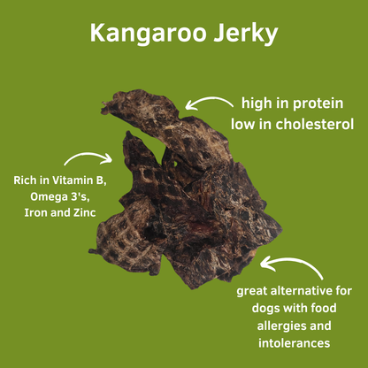Bulk Bin Treats - Free-range Kangaroo Jerky - 2oz