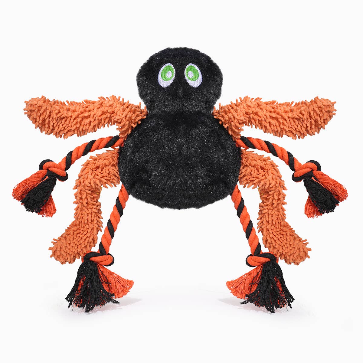Hugsmart Products Inc - HugSmart Pet - Howloween Night | Rope Spider - Dog Rope Toy