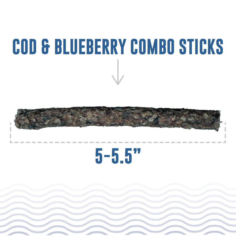 Icelandic+ - Cod & Blueberry Combo Sticks For Dogs