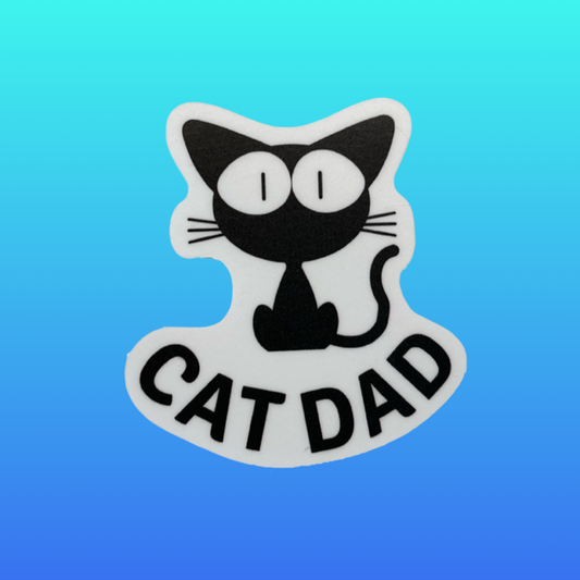 Koira - Cat Dad Vinyl Sticker