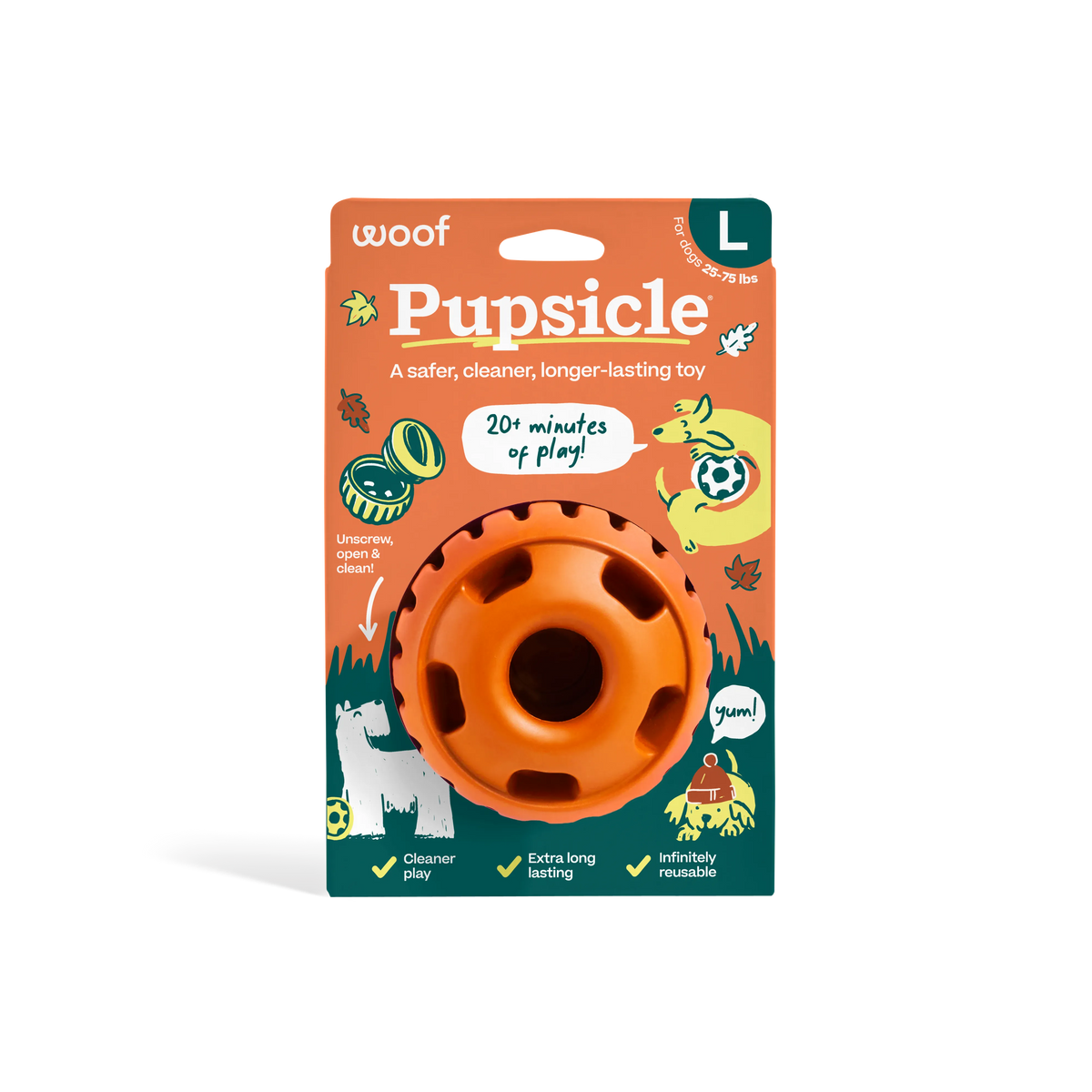 WOOF Pumpkin Pupsicle