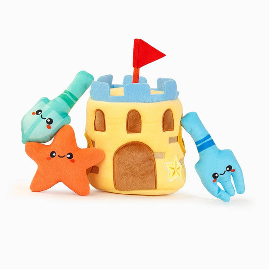 Hugsmart Products Inc - Oriland Pet - Beach Daze  |  Sand Castle - Interactive Toy