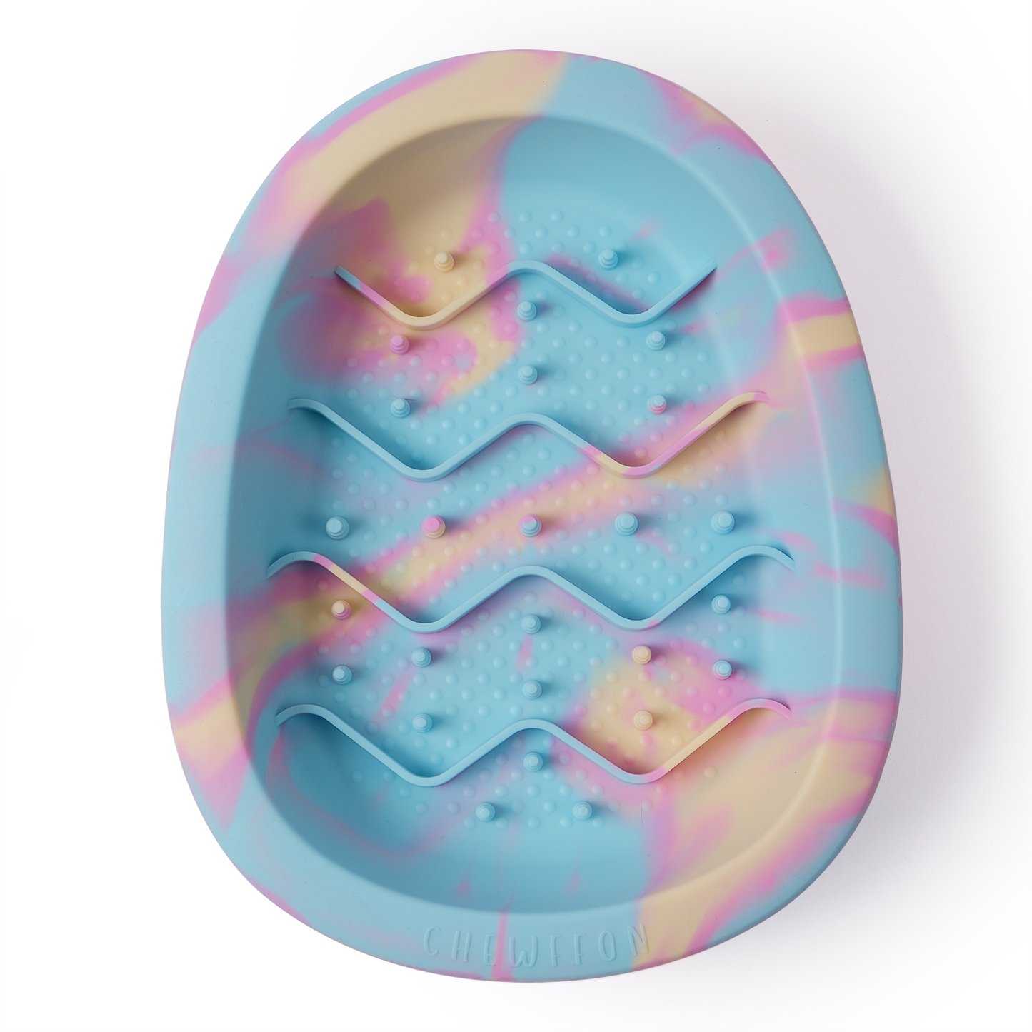 CHEWFFON - CHEWFFON Interactive Dog Lick Bowl-Rainbow Large