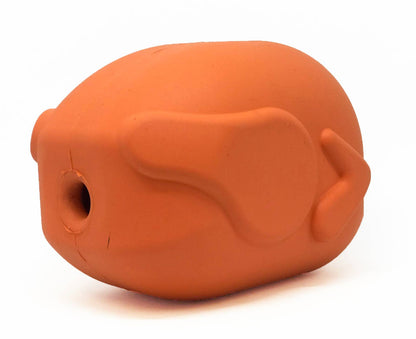 SodaPup - Roasted Turkey - Chew Toy-Treat Dispenser - Medium Orange - Medium