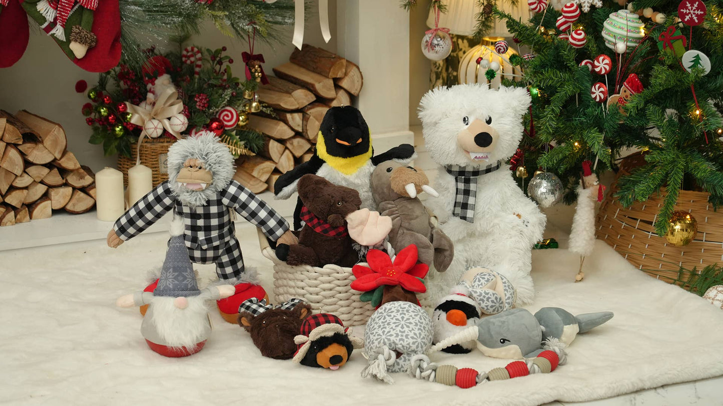 Tall Tails - Narwhal Jointed Shake Play Dog Toy