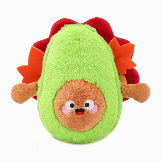 Hugsmart Products Inc - HugSmart Pet - Autumn Tailz  | Turkey Avocado -Dog Plush Toy