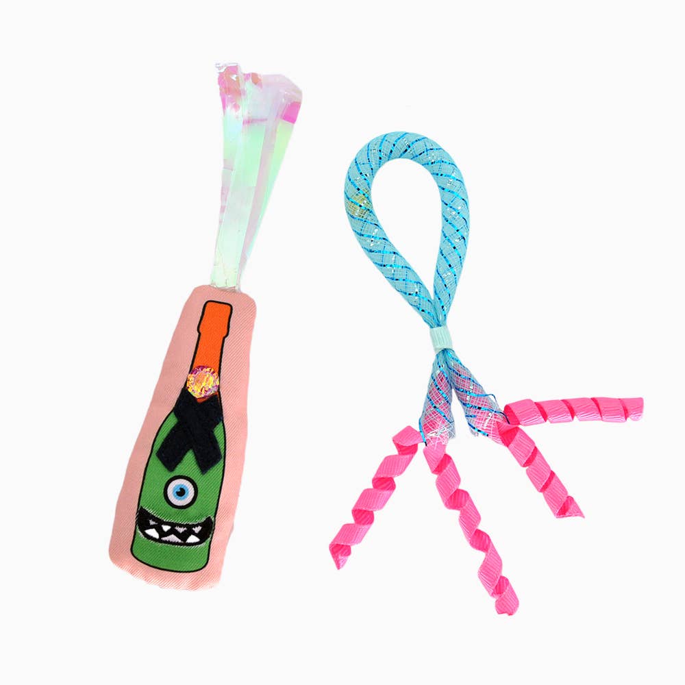 Hugsmart Products Inc - HugSmart Pet - Kitten Party | Wine Bottle - Cat Toy