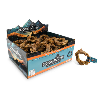 Doot's Chew Bar- Dogginstix - Braided Sticks Lamb Collagen Ring