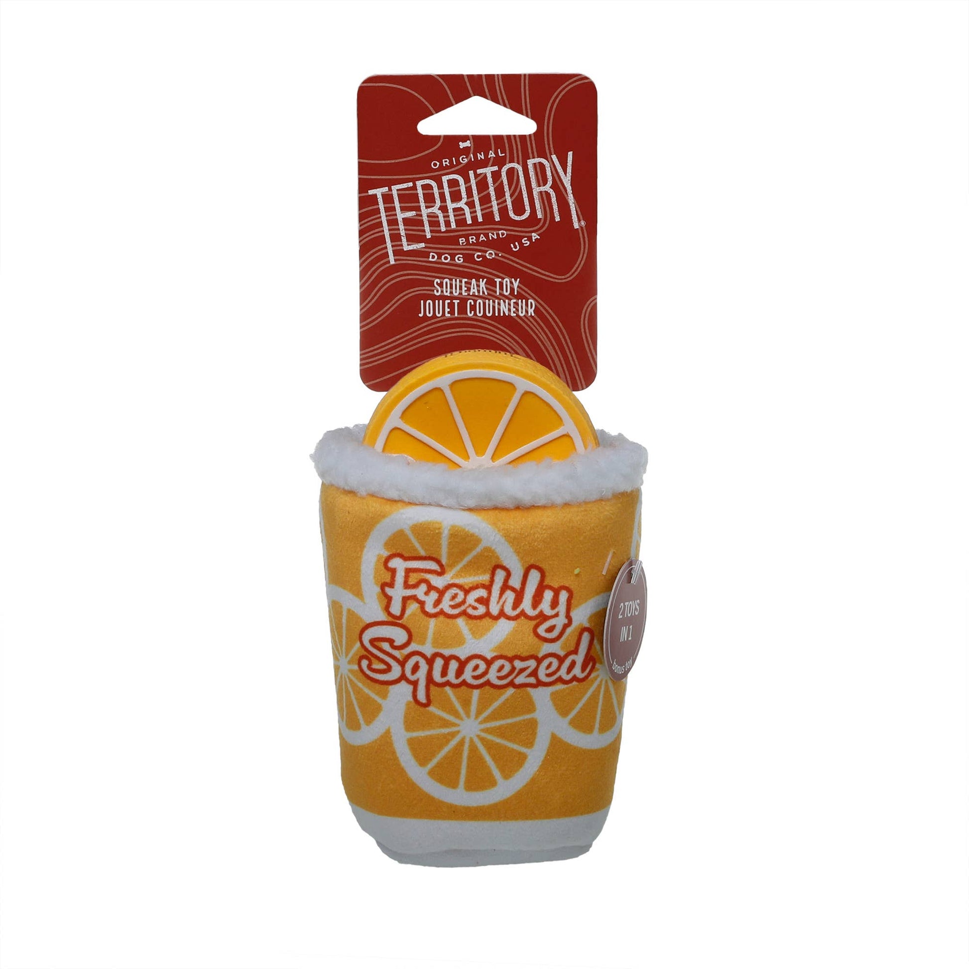 Original Territory - Territory Lemonade 2-in-1 Dog Toy - Doot's Pet LLC Collars For A Cause