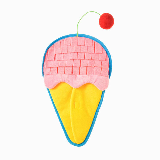 Hugsmart Products Inc - HugSmart Pet - Whisker Mat | Ice-cream - Snuffle Toy