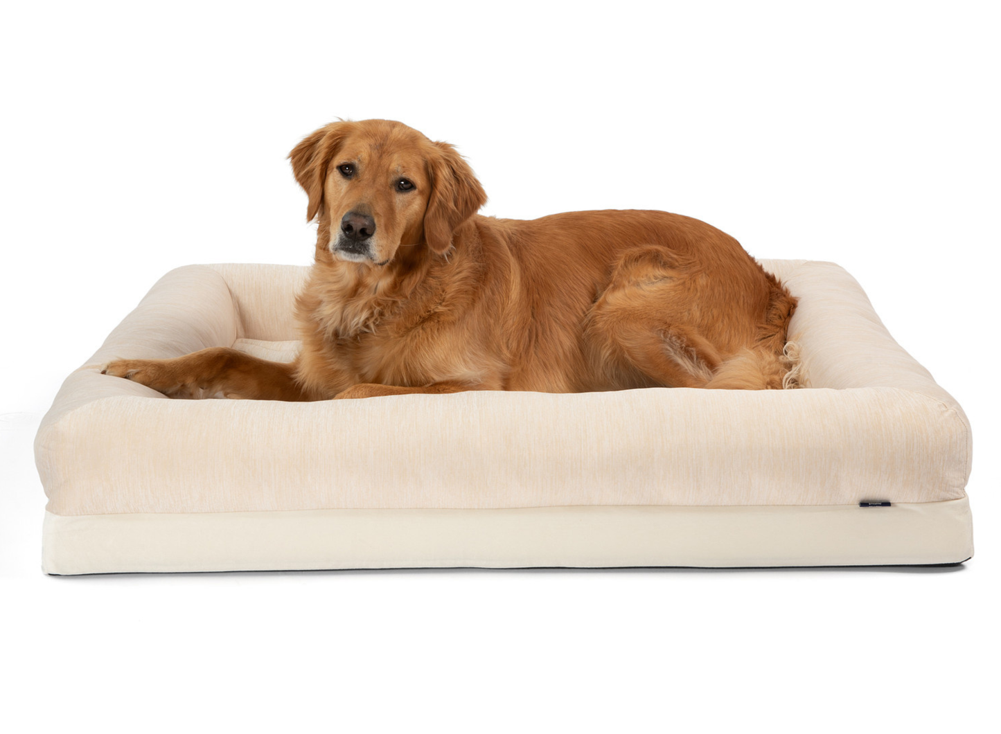 PupChill™ Cooling 4-Bolster Dog Bed - Arctic Sand - Doot's Pet LLC Collars For A Cause