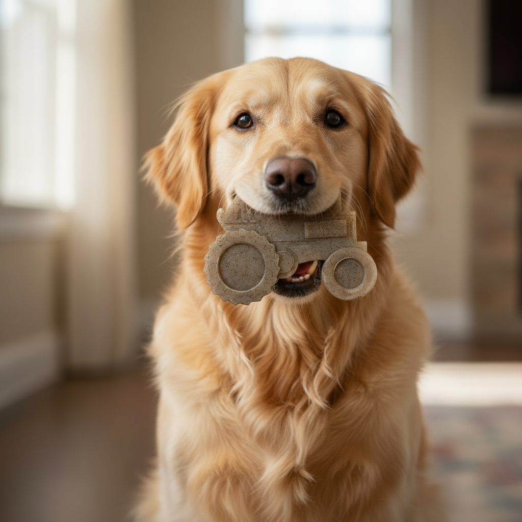 Tractor Nylon Dog Toy for Aggressive Chewers | USA Made | SodaPup - Doot's Pet LLC Collars For A Cause