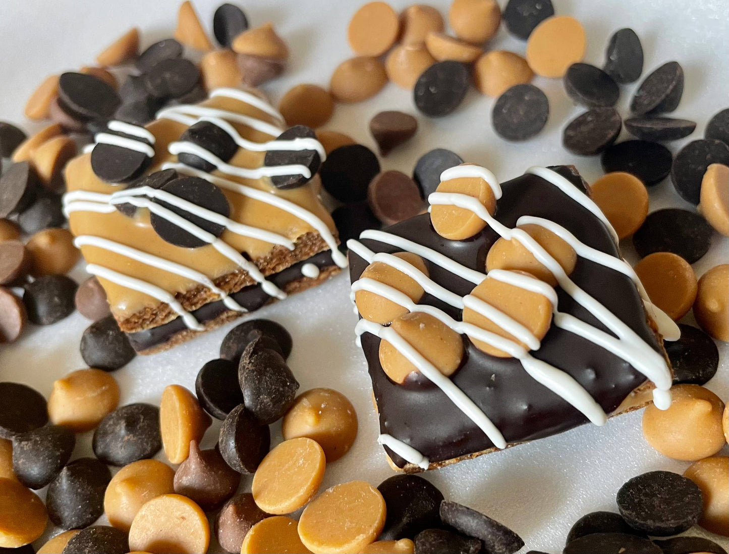 YumYum4DOGS - Peanut butter & Carob chip dog treat truffle- Single - Doot's Pet LLC Collars For A Cause