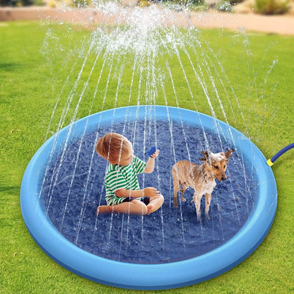 Pet Dog Sprinkler Pad Play Cooling Mat - Doot's Pet LLC Collars For A Cause