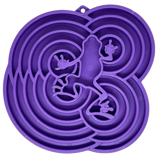 SodaPup - Water Frog Design eTray Enrichment Tray for Dogs - Purple - Purple