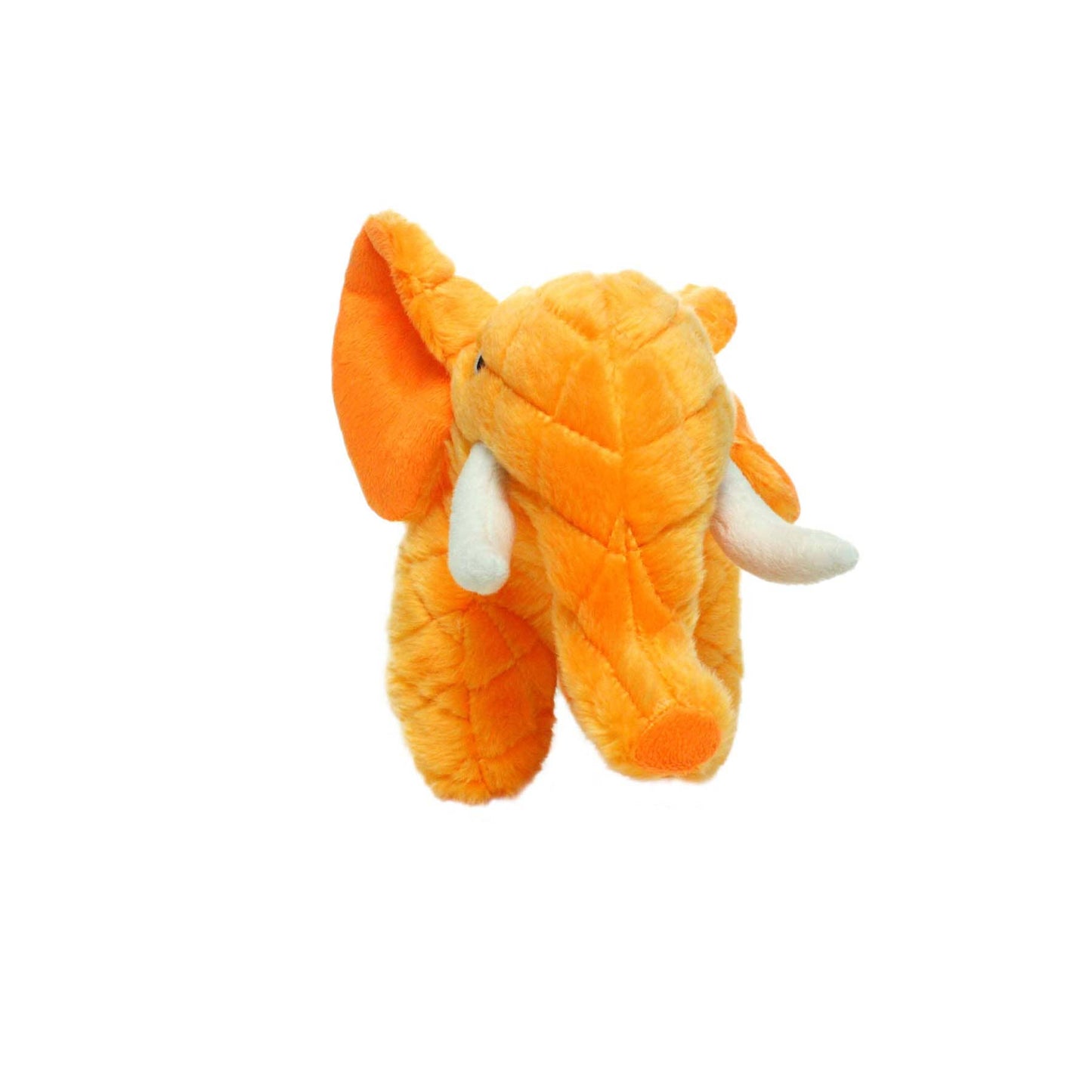 Tuffy Dog Toys - VIP Products - Mighty Safari Elephant - Orange, Plush, Squeaky Dog Toy - Doot's Pet LLC Collars For A Cause