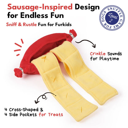 CHEWFFON - CHEWFFON Sausage Snuffle Dog Toy