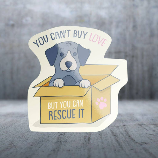 Two Feet Treats - Dog Rescue Love - Sticker
