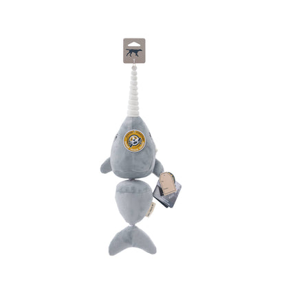 Tall Tails - Narwhal Jointed Shake Play Dog Toy